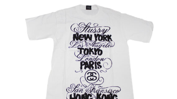 Stussy White Tee World Tour 2006 Eric Elms Limited Edition