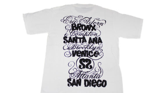 Stussy White Tee World Tour 2006 Eric Elms Limited Edition