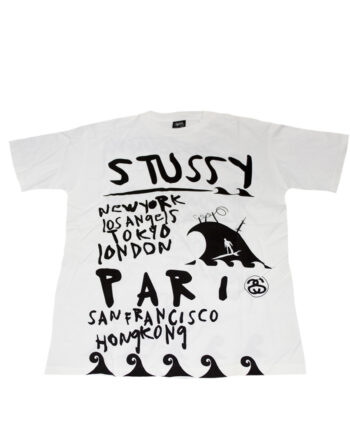 Stussy White Tee World Tour 2006 SK8THING S6SC1901242 Limited Edition