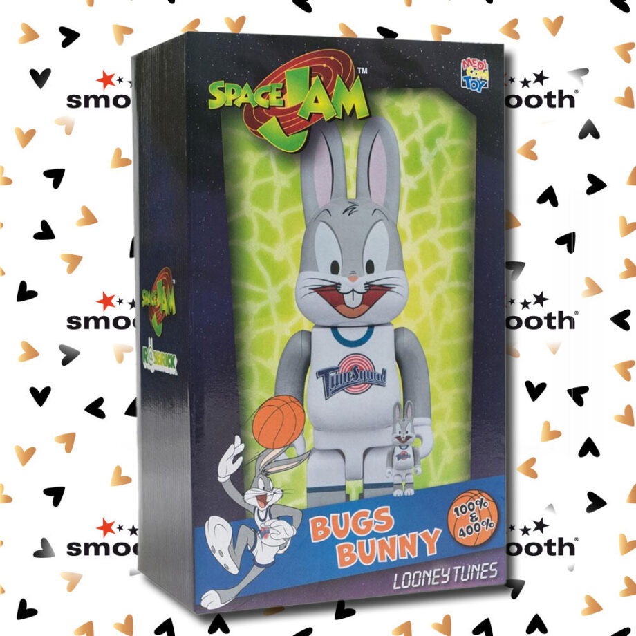 Medicom Toy Bugs Bunny Rabbrick Space Jam Bearbrick Set 100% 400%