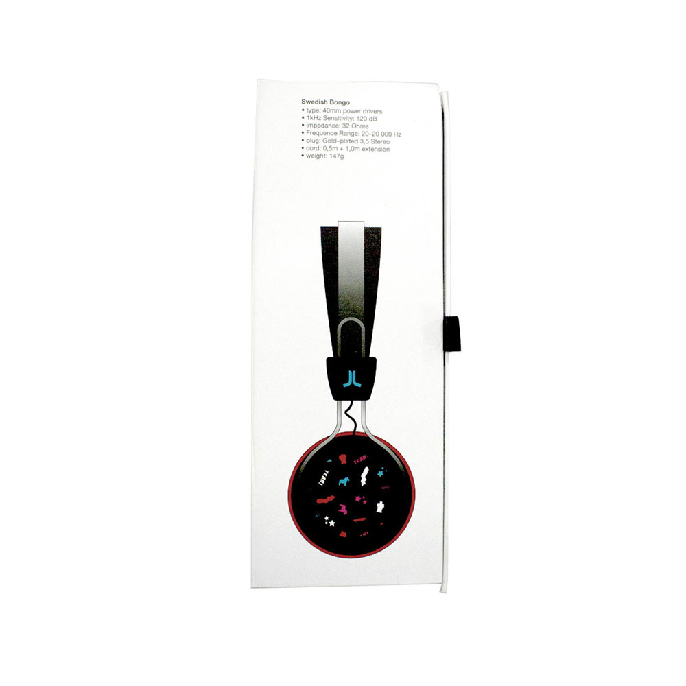 Medicom Toy Wesc Bearbrick Set Bongo Nero - Black Headphones