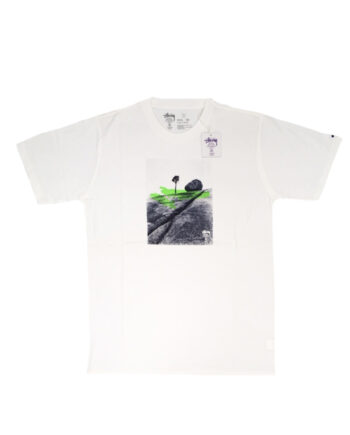 Stussy Deluxe White SX Boulder & Tree Tee Limited Edition 4014014