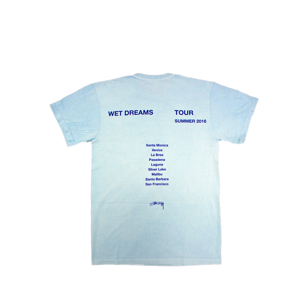 Stussy Light Blue SC Mixed Dreams Tee Limited Edition SMSC3903037