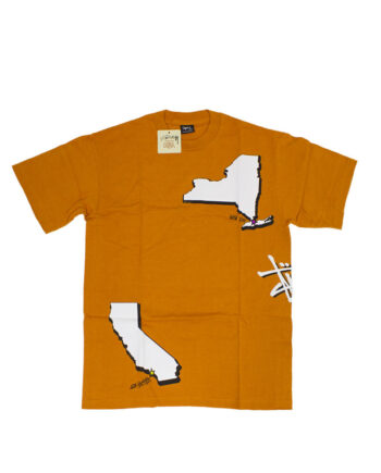 Stussy Mappin' Orange Tee Limited Edition 1901153