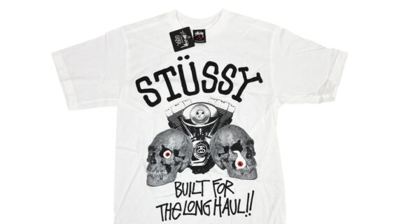 Stussy Motor Haul White Tee Limited Edition 1902118
