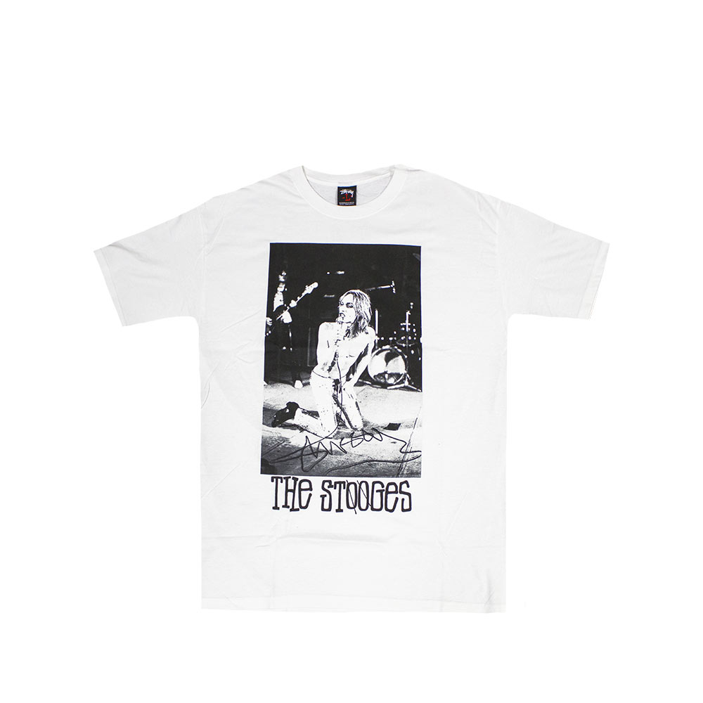 FBSC1901589　Stussy　Tee　SS　Stooges　White　SC　Limited　Iggy　Pop　Edition
