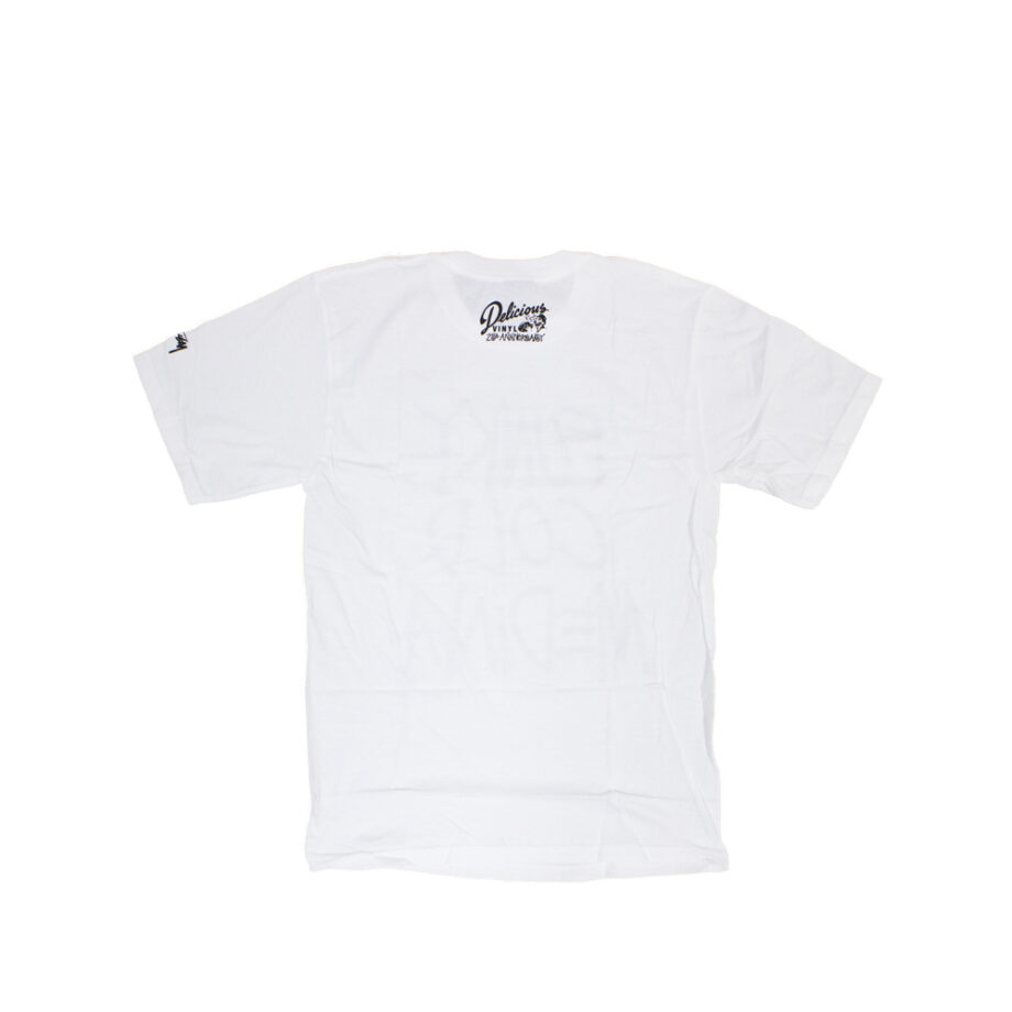 Stussy x Delicious Vinyl Funky Cold Medina White Tee Limited Edition