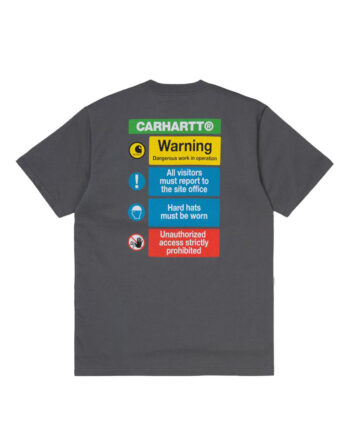 Carhartt Wip Warning T-Shirt Husky I028488_0F7_00