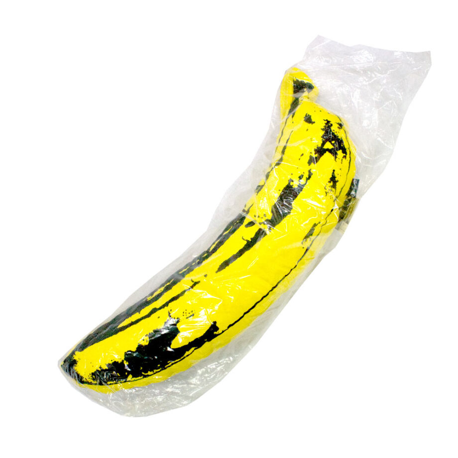Medicom Toy Bape Andy Warhol Banana Plush Cushion Size L Camo-Green