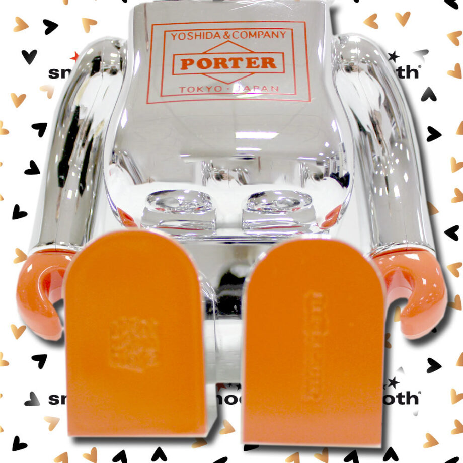 Medicom Toy Yoshida Porter Christmas Silver Plated Bearbrick 400% 2014 limited edition