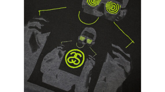 Stussy x Brent Rollins Hypnotized Black Tee Limited Edition 1901609