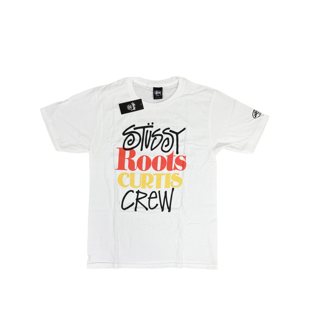 Stussy x Curtis Mayfield Roots Curtis Crew White Tee Limited Edition 1903458