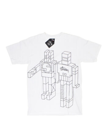 Stussy x Delta Giant Robot White Tee Limited Edition 1901805