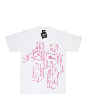 Stussy x Delta Giant Robot White Tee Limited Edition 1901805