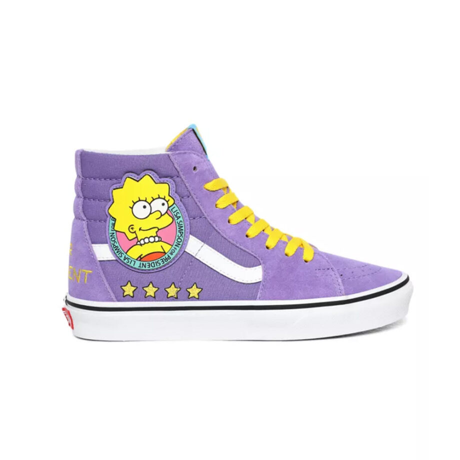 Vans x The Simpsons Sk8 HI (The Simpsons) Lisa 4 Prez VN0A4BV617G1
