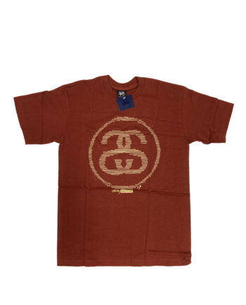 Stussy Deep Orange Logo Tee Limited Edition