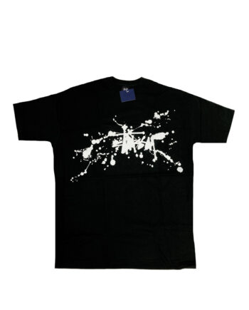 Stussy Paint Black Tee Limited Edition