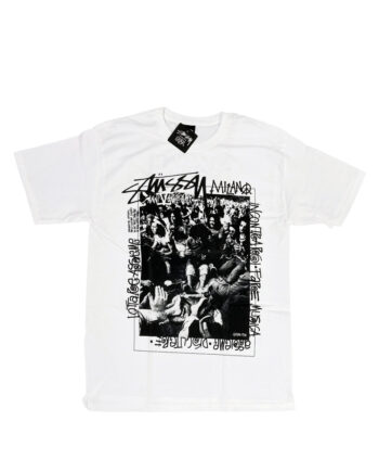 Stussy Milano 5th Anniversary White Tee Limited Edition