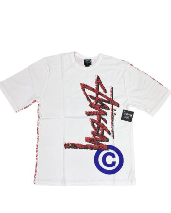 Stussy White / Magenta Tee All Over Print Limited Edition 014999
