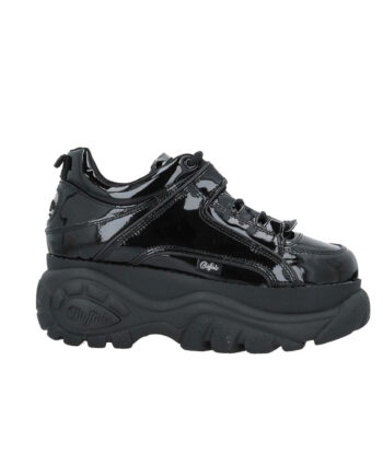 Buffalo London 60 Patent Leather Platform Sneakers Black BN15330531