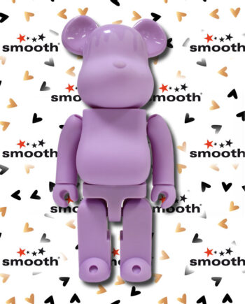 Medicom Toy Candle Purple Bearbrick 400% Glow in the Dark Lamp 2013 Limited Edition