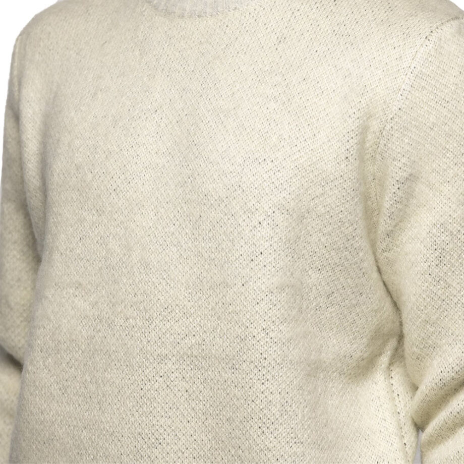 Stussy 8 Ball Heavy Brushed Mohair Sweater Cream 117078