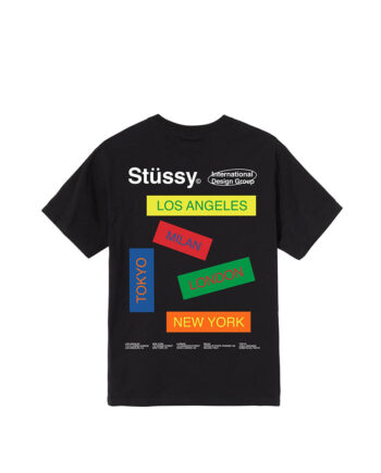 Stussy City Banners Tee Black 1904568