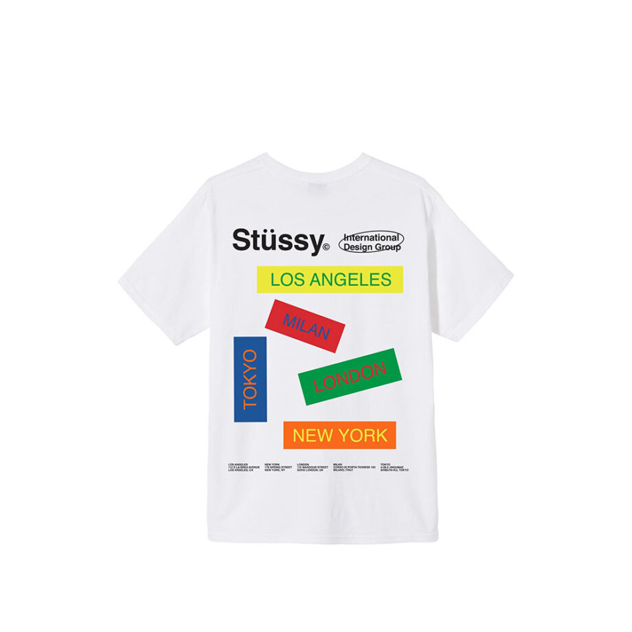 Stussy City Banners Tee White 1904568