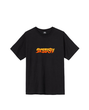 Stussy Flames Tee Black 1904571
