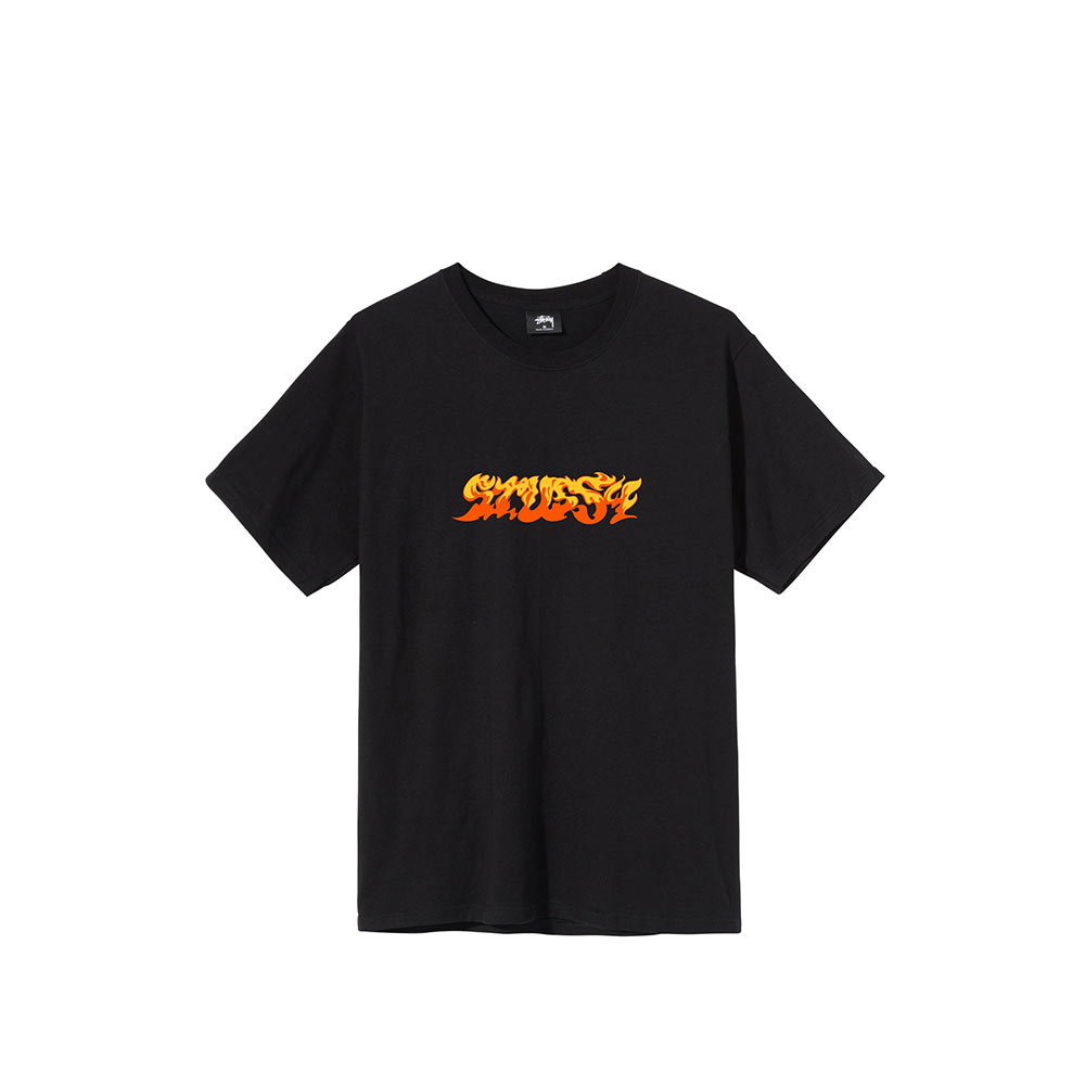 Stussy Flames Tee Black 1904571
