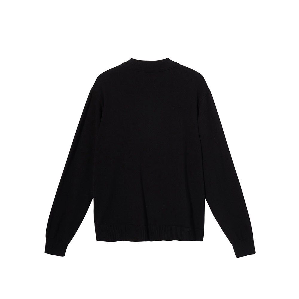 Stussy Rose Thorn L/SL Zip Sweater Black 117081