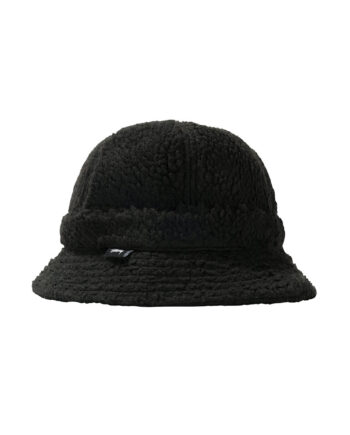 Stussy Sherpa Fleece Bell Bucket Hat Black 132993