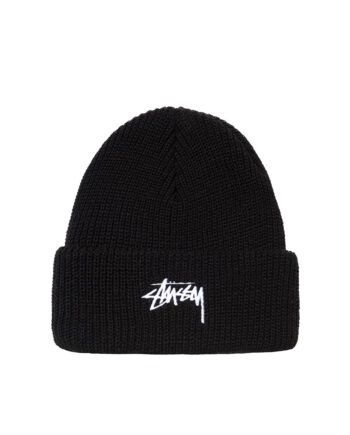 Stussy Stock Cuff Beanie Black 132986