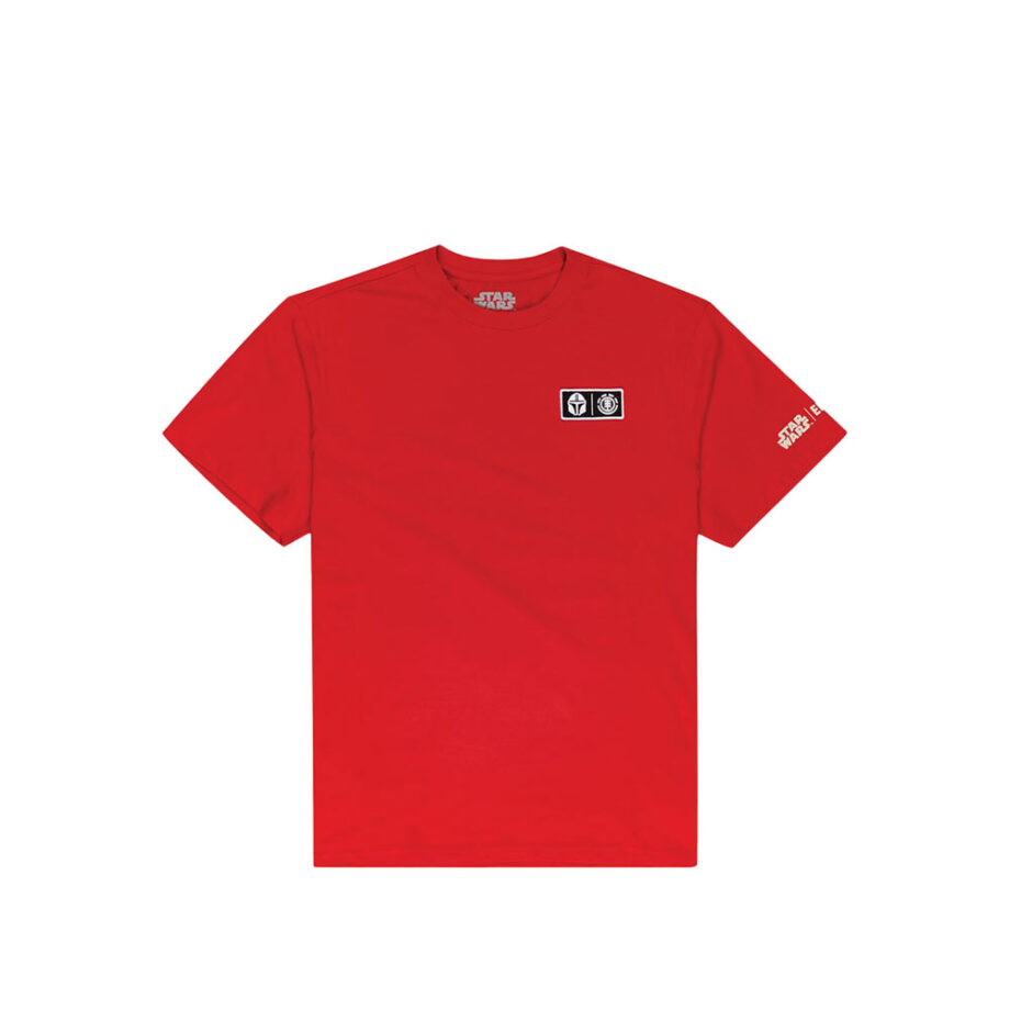 Element x Star Wars Mando T-Shirt Fire Red U1-SS03-ELF0