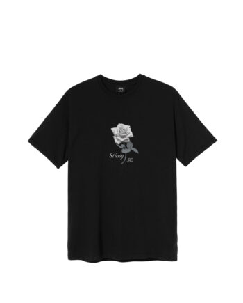 Stussy 80 Rose Dyed Tee Black 1904635