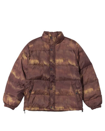 Stussy Aurora Puffer Jacket Brown 15545