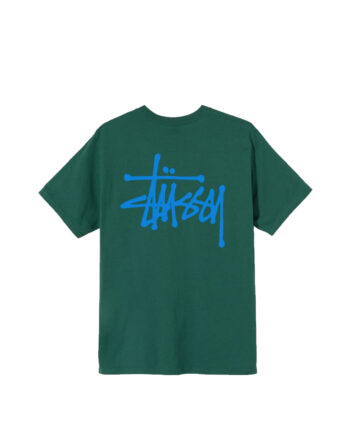 Stussy Basic Tee Dark Green 1904615
