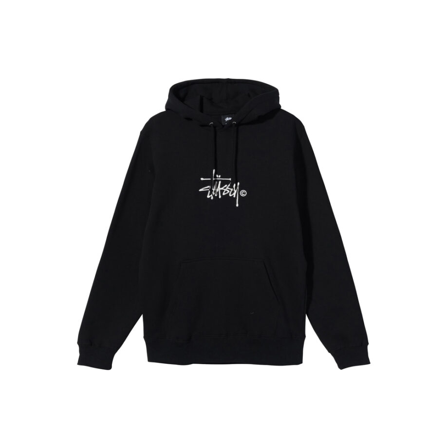 Stussy Copyright Stock Embroidered Hoodie Black 118407
