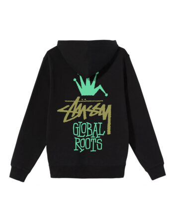 Stussy Global Roots Hood Black 1924622