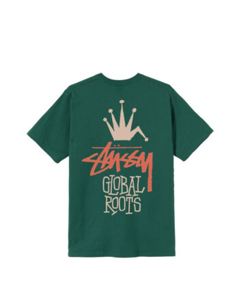 Stussy Global Roots Tee Dark Green 1904622