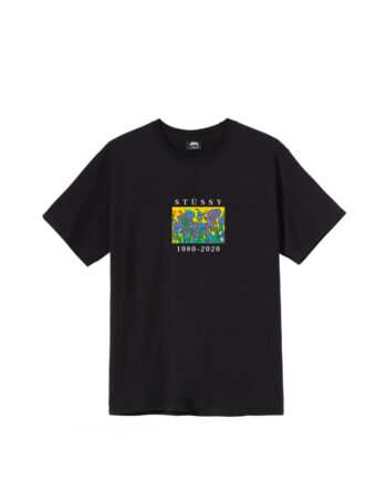Stussy Irises Tee Black 1904624