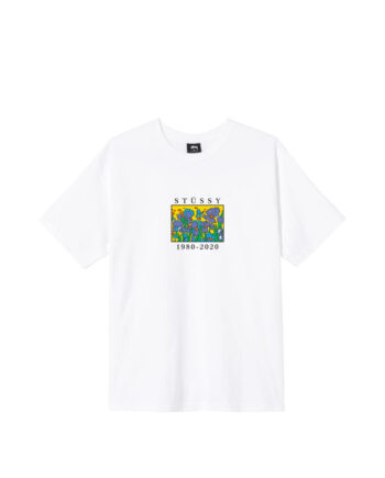 Stussy Irises Tee White 1904624