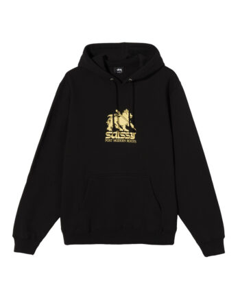 Stussy Lion Hoodie Black 118404