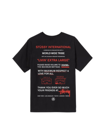 Stussy Maximum Respect Tee Black 1904626