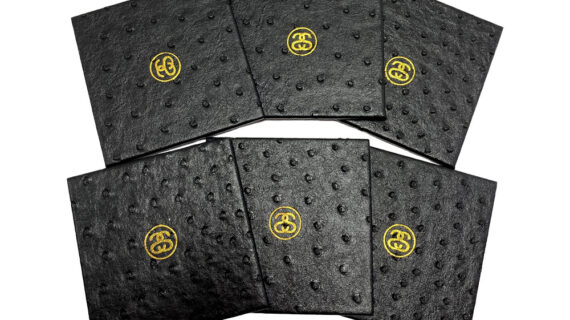 Stussy Ostrich Coaster Set - Sottobiccheri Black 138395