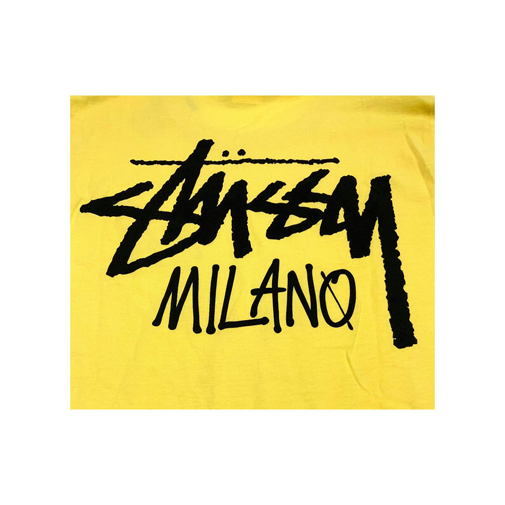 Stussy Stock Milano Tee Yellow 3903498