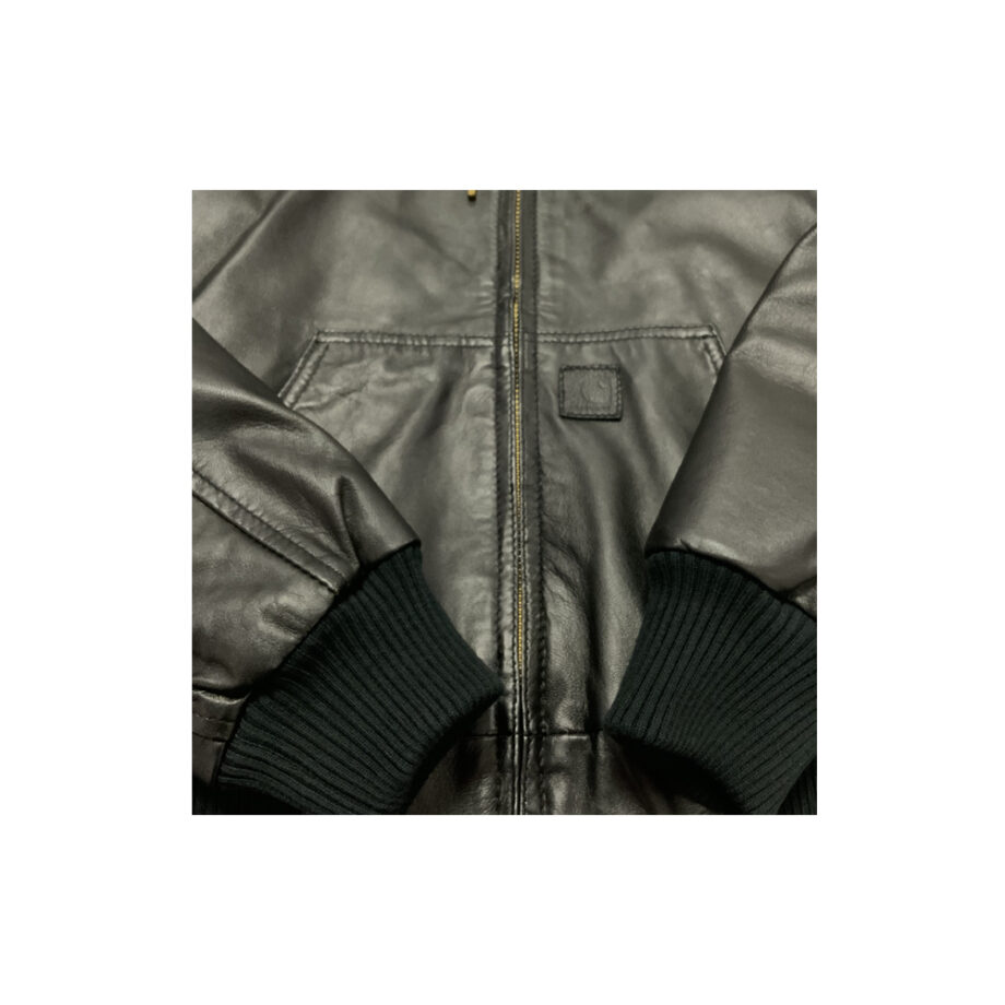 Carhartt Active Leather Jacket Woman Black 4878416890000