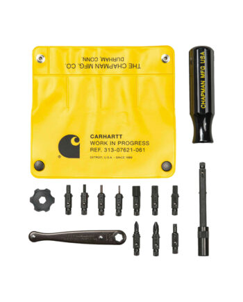 Carhartt Wip X The Chapman Mfg Cycling Tool Set Yellow & Black I026785-30