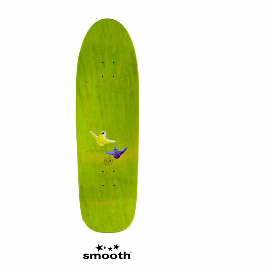 Mark Gonzales x Jason Lee David Bowie Green Stain Skateboard Deck 9.5"