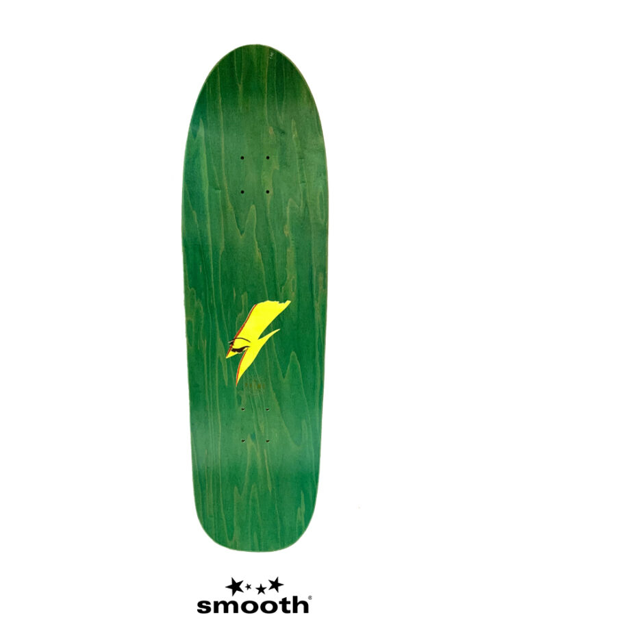 Jason Adams x Jason Lee David Bowie Dark Green Skateboard Deck 9.5"